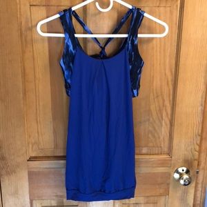 Lululemon tank top with built in tank